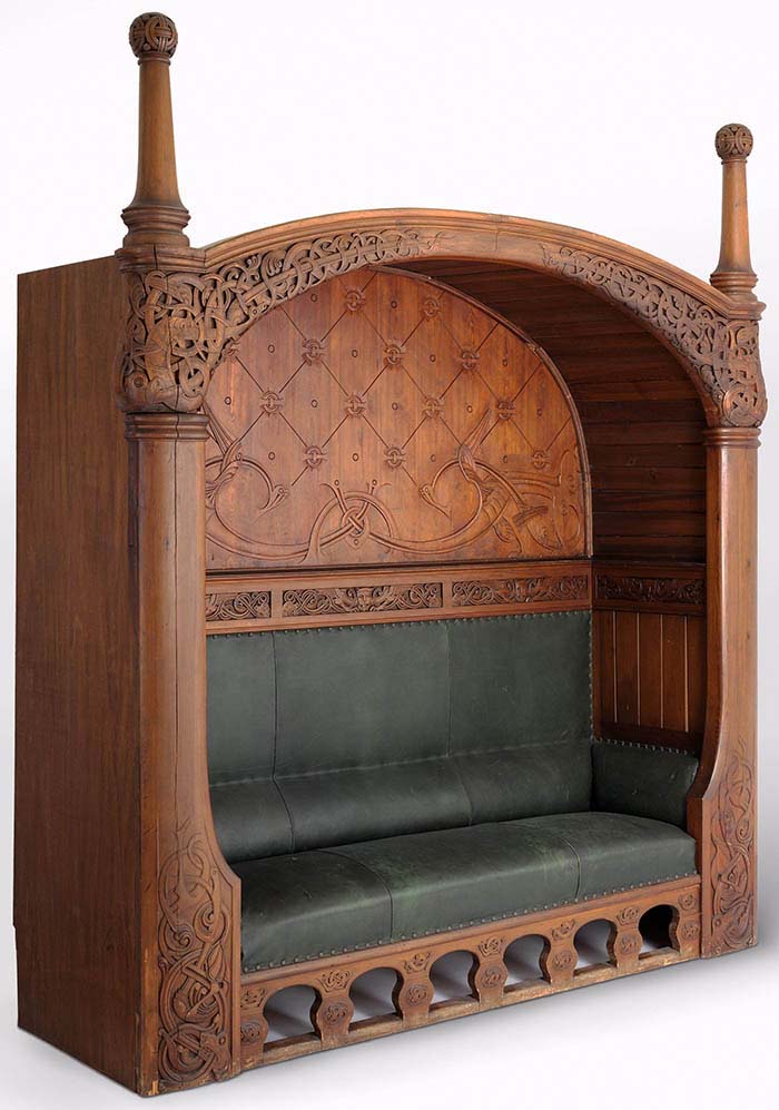 Fig. 3 : Henrik Bull, Sofa, 1896, OK-18531, Nasjonalmuseet, Oslo