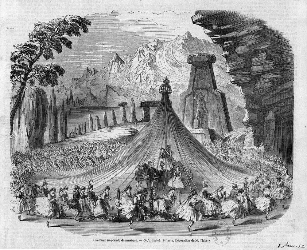 Fig. 3: Joseph Thierry: Orfa, ballet, 1st act. Académie impériale de musique
