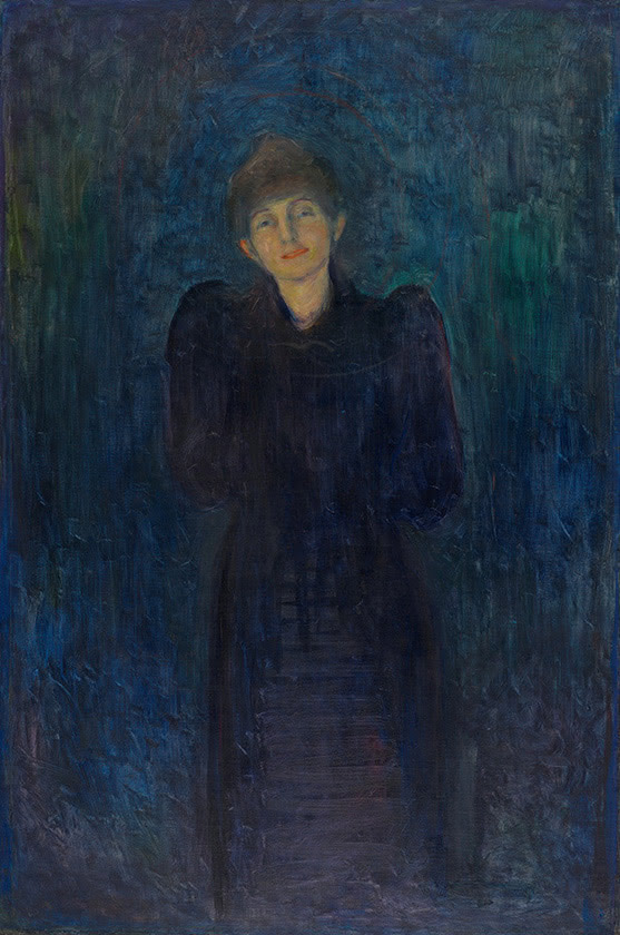 Fig. 2. Dagny Juel Przybyszewska, painting by Edvard Munch, 1893