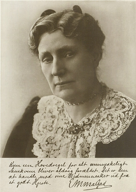 Emma Gad, ca. 1918. Det Kgl. Biblioteks billedsamling, Billedsamlingen