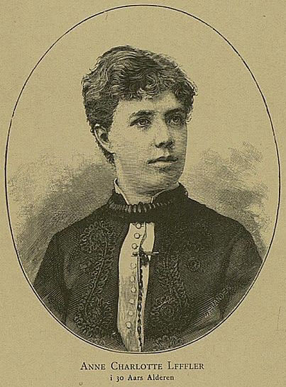 Anne Charlotte Leffler in her thirties