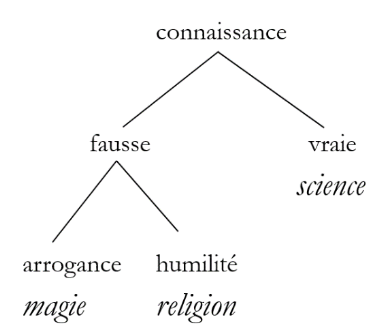 Figure 1 : La classification de Frazer