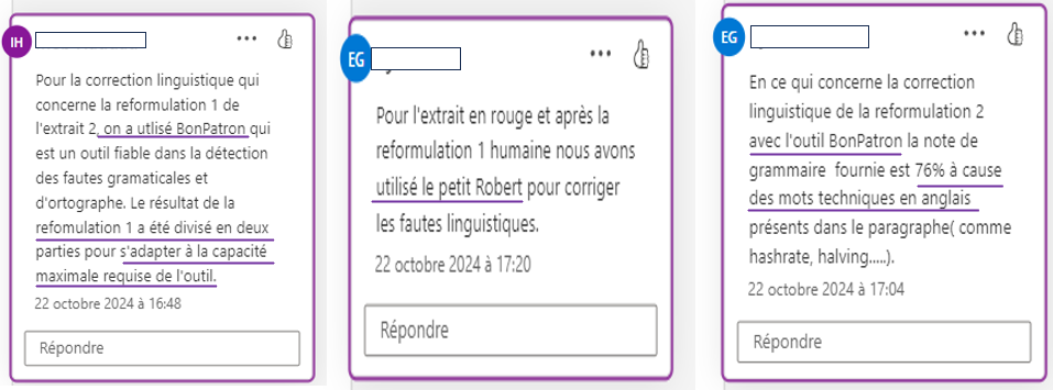 Figure 1 : Limites des correcteurs linguistiques