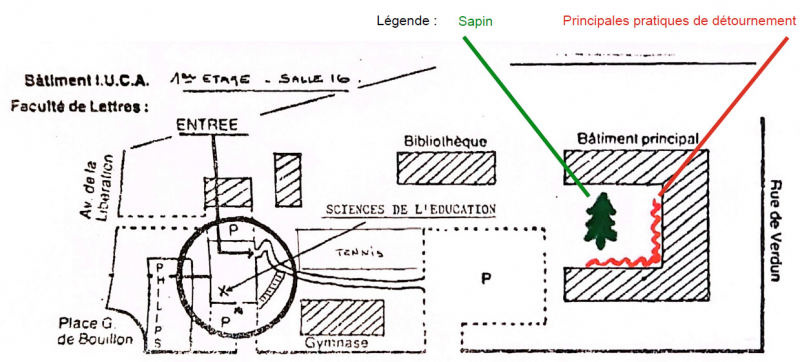 Figure 1. Détournement d’un livret de formation du département des SDE (1987-1988)