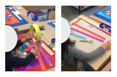 Figure 3 : processus d’assemblage des bandelettes