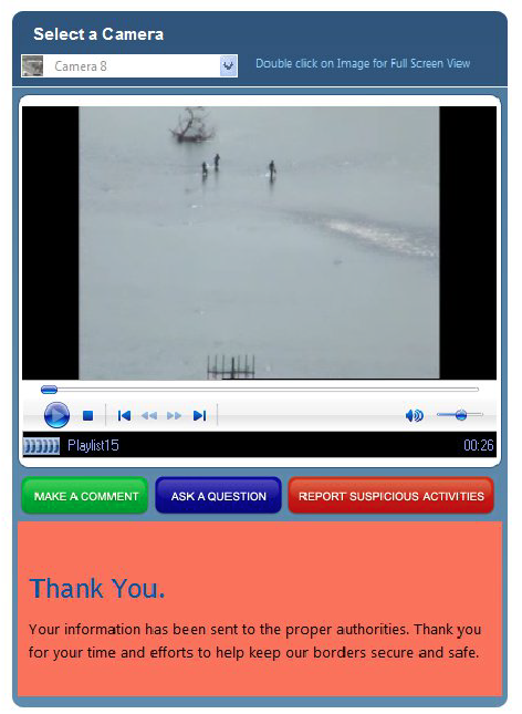 Interface de la plateforme RedServant après la saisie d’un rapport d’anomalie