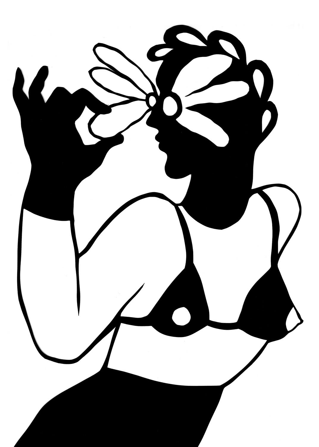 Fig.3b. Sarah Ménard, série des Salopes Décontractées, 2022