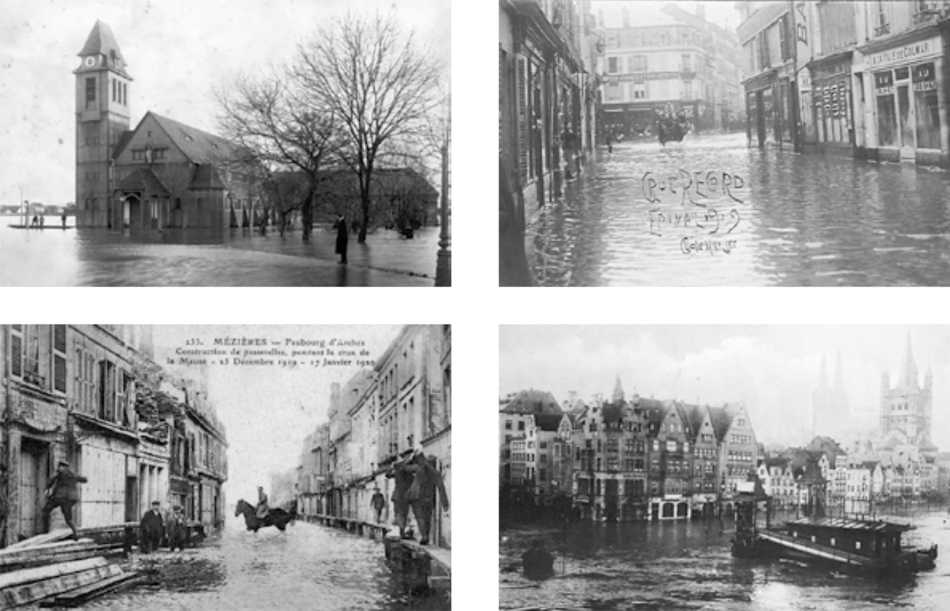 Fig. 2. Les inondations de 1919
