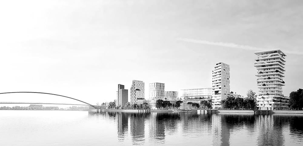 Le quartier « Les Jetées » (Huningue), sous-projet du 3Land transfrontalier (Doc Constructa)
