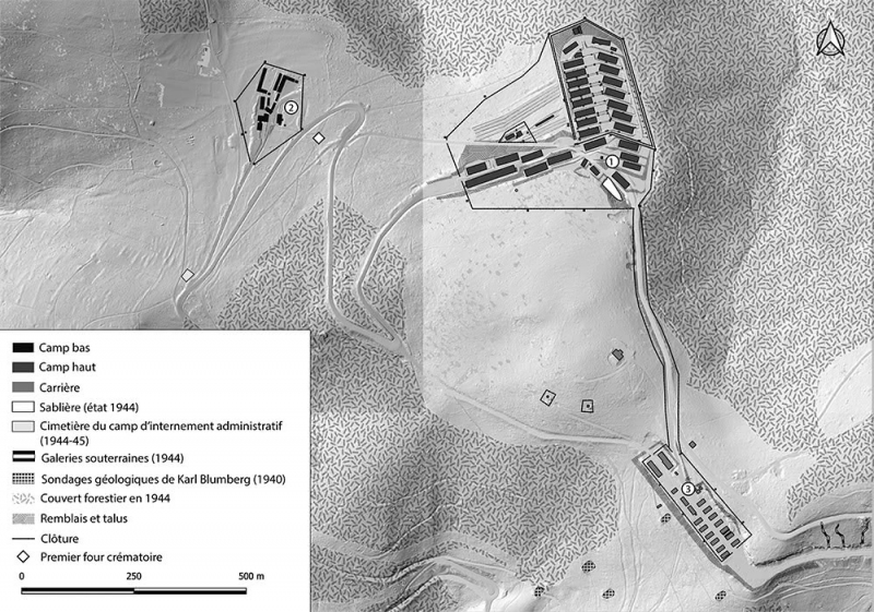 Figure 2 : Plan d’ensemble du camp de concentration de Natzweiler