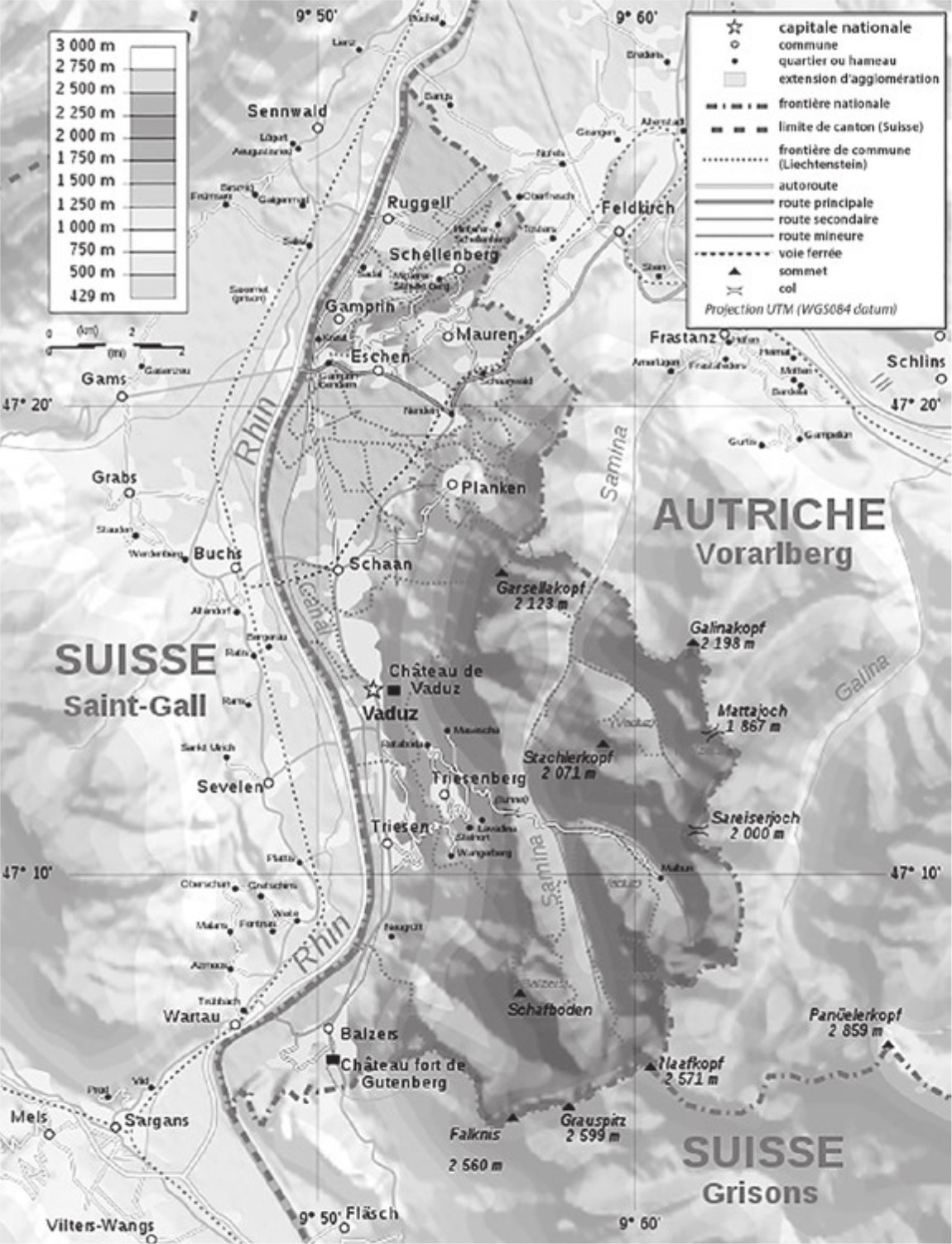 Fig. 1. La Principauté de Liechtenstein