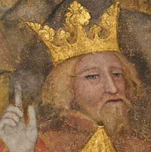 Fig. 20 : Visage de Melchior sur la scène de l’Adoration des Mages